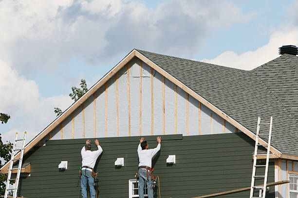 Professional Siding Contractor technician working in Jonestown, PA